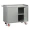 Little Giant Mobile Bench Cabinets, 36"W, Center Shelf, Powder Coated Steel MB3-2D-2436-FL - alternate 1